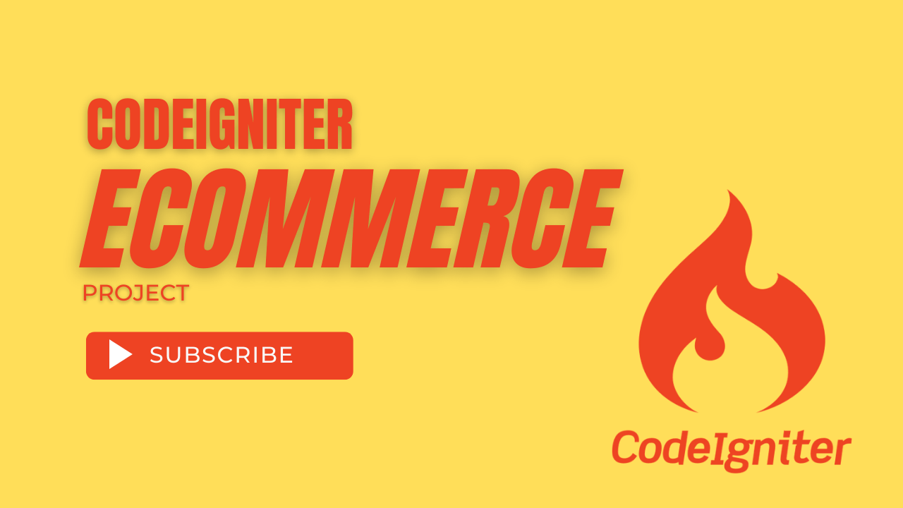 Codeigniter Ecommerce Project Free Download