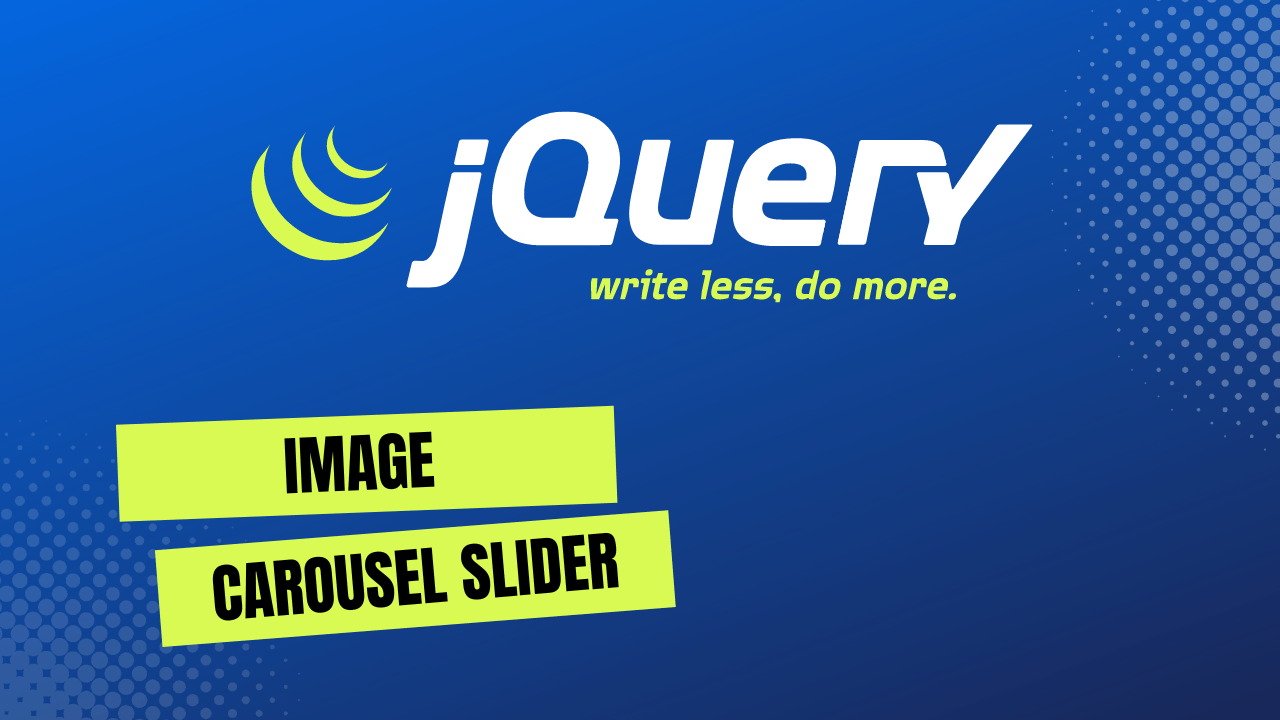 JQuery Image Carousel Slider